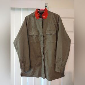 Worth New York Long Sleeve Button Down Jacket. Size Medium. Unique Fashion Piece